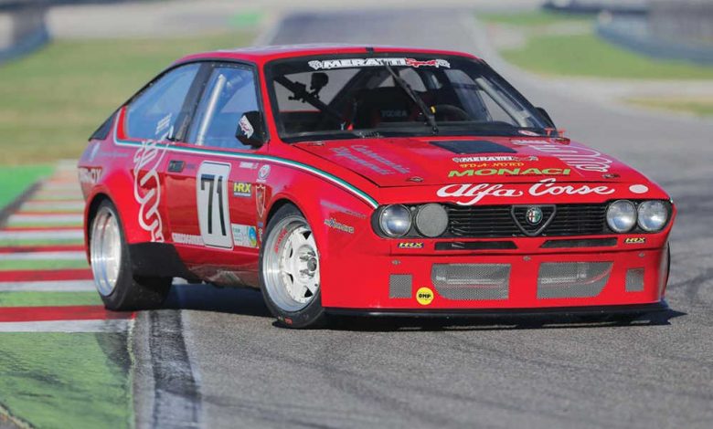 Alfa Romeo Alfetta GTV auto sportiva storica elaborata - anteriore